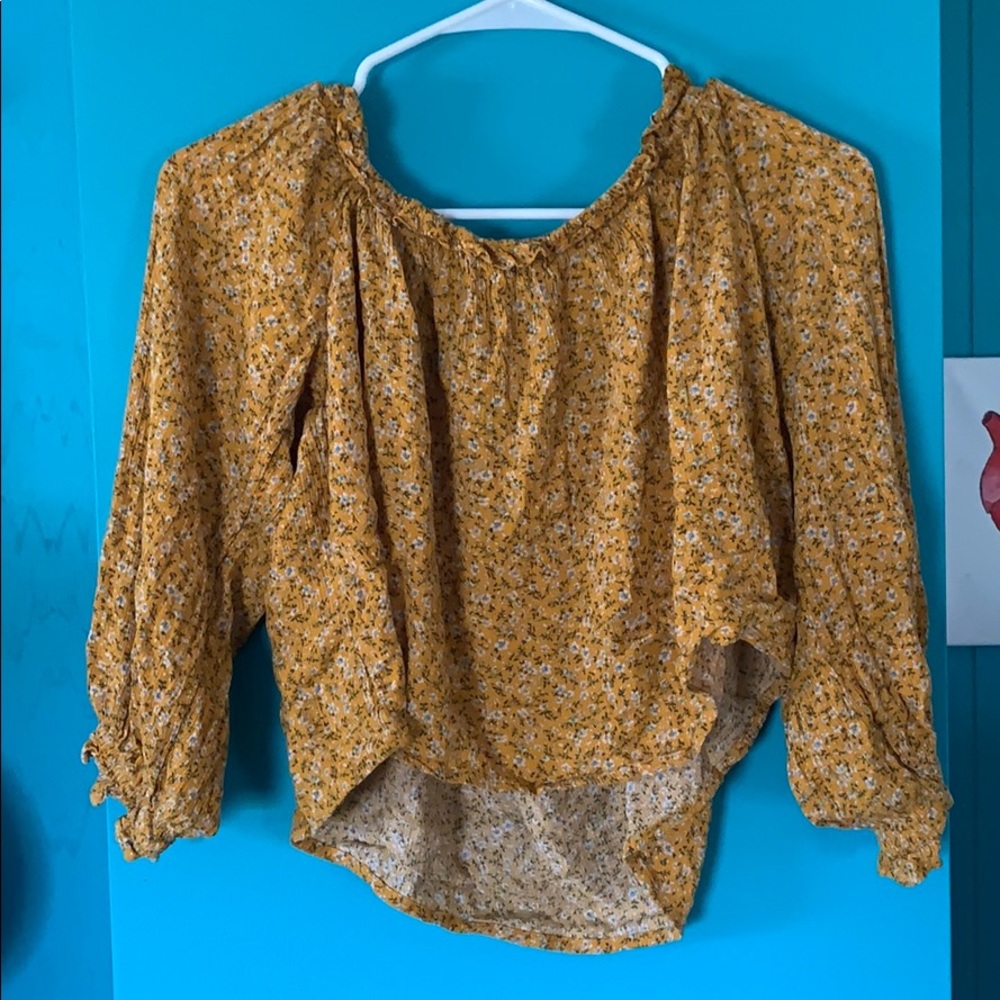 American Eagle Off The Shoulder Crop Top